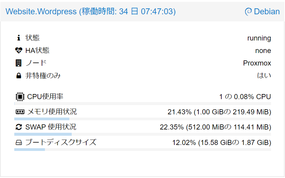 旧ウェブサイトのサムネイル